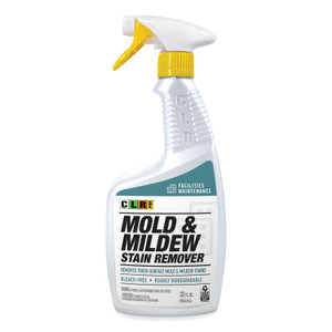 CLR PRO Mold and Mildew Stain Remover, 32 oz Spray Bottle, 6/Carton View Product Image