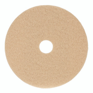 Boardwalk Burnishing Floor Pads, 27" Diameter, Tan, 5/Carton View Product Image