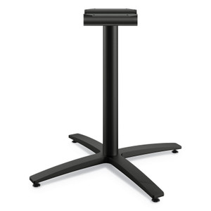 HON Between Seated-Height X-Base for 42" Table Tops, 32.68w x 29.57h, Black View Product Image