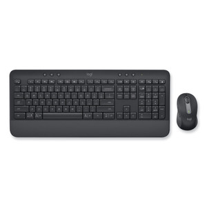 Logitech Signature MK650 Wireless Keyboard and Mouse Combo for Business, 2.4 GHz Frequency/32 ft Wireless Range, Graphite View Product Image