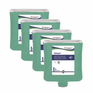 SC Johnson Professional Estesol Hand, Hair and Body Cleaner Manual Cartridge, Rainforest Scent, 2 L, 4/Carton View Product Image
