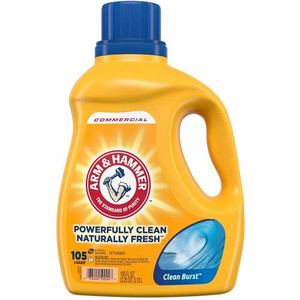 Arm & Hammer Clean Burst Laundry Detergent - For Laundry, Fabric - Concentrate - Liquid - 105 fl oz (3.3 quart) - Clean Burst Scent - (CDC3320050024) Product Image 