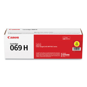 Canon 5095C001 (069H) High-Yield Toner, 5,500 Page-Yield, Yellow View Product Image