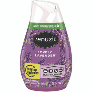 Renuzit Adjustables Air Freshener, Lovely Lavender, 7 oz Cone, 12/Carton View Product Image