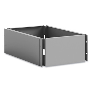 Safco Single Continuous Metal Locker Base Addition, 11.7w x 16d x 5.75h, Gray View Product Image