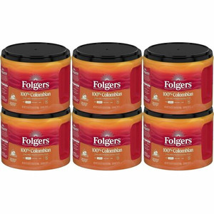 Folgers Ground 100% Colombian Coffee - Medium - 22.6 oz Per Canister - Ground - Colombian, Arabica Product Image 