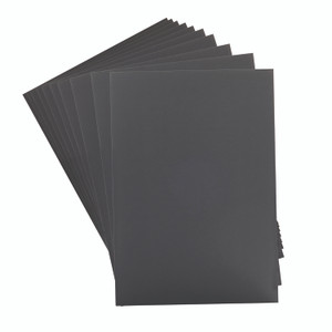 Fome-Cor Pro Foam Board, CFC-Free Polystyrene, 20 x 30, Black Surface and Core, 10/Carton View Product Image