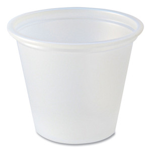 Fabri-Kal Portion Cups, 1 oz, Plastic, Translucent, 250/Sleeve, 10 Sleeves/Carton View Product Image