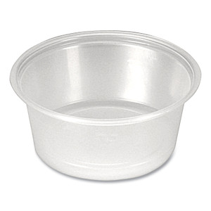 Fabri-Kal Portion Cups, 1.5 oz, Plastic, Clear, 250/Sleeve, 10 Sleeves/Carton View Product Image