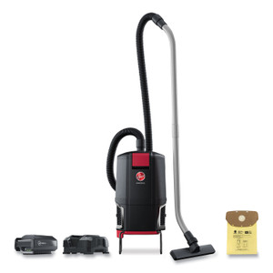 Hoover Commercial HVRPWR 40V Cordless Backpack Vacuum, 6 qt, Black View Product Image