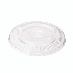 Dixie Cold Drink Cup Lids, Fits 9 oz to 12 oz Cold Cups, Plastic, Clear, 100/Sleeve, 10 Sleeves/Carton View Product Image