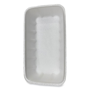 GEN Meat Trays, #10K, 10.75 x 5.95 x 1.87, White, Foam, 250/Carton View Product Image