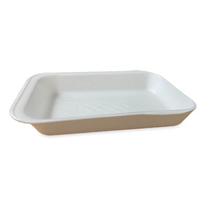 GEN Meat Trays, #2D, 8.56 x 6.1 x 1.2, White, Foam, 500/Carton View Product Image