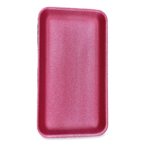 GEN Meat Trays, #1525, 14.5 x 8 x 0.75, Pink, Foam, 250/Carton View Product Image