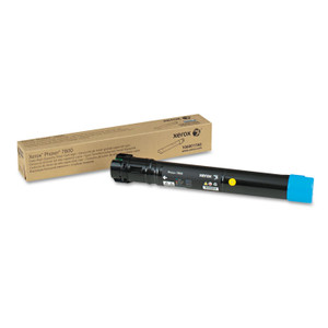 Xerox 106R01566 High-Yield Toner, 17,200 Page-Yield, Cyan (XER106R01566) View Product Image