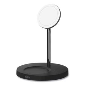 Belkin BOOST CHARGE Pro 2-in-1 Wireless Charger Stand, 15 W, Black View Product Image