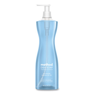 Method Dish Soap Pump, Hour-Glass Bottle Shape, Sea Minerals Scent, 18 oz Pump Bottle View Product Image