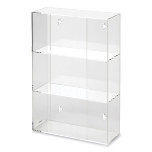 Kantek Triple Glove Dispenser, 10 x 4 x 16, Clear View Product Image