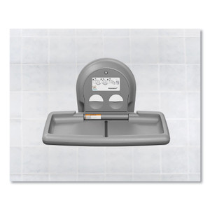 Koala Kare Baby Changing Station, Wall Horizontal Mount, 36.5 x 21.25, Gray View Product Image