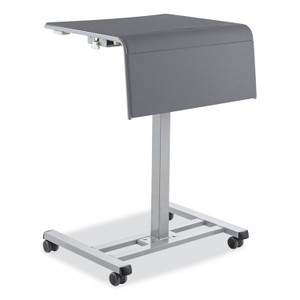 NPS Sit-Stand Student Desk Pro, 23.5" x 19.5" x 28.5" to 41.75", Charcoal Gray View Product Image