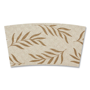 World Centric Hot Cup Sleeves, Fits 8 oz Cups, Natural, 1,000/Carton View Product Image