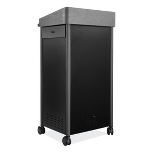 Oklahoma Sound Greystone Lectern, 23.5 x 19.25 x 45.5, Charcoal Gray View Product Image