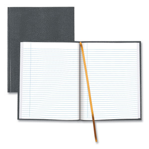 Blueline Executive Notebook with Ribbon Bookmark, 1-Subject, Medium/College Rule, Cool Gray Cover, (75) 10.75 x 8.5 Sheets View Product Image