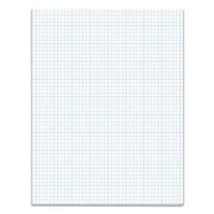 TOPS Cross Section Pads, Cross-Section Quadrille Rule (5 sq/in, 1 sq/in), 50 White 8.5 x 11 Sheets View Product Image