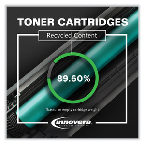 Innovera Remanufactured W2021X Cyan High-Yield Toner, Replacement for 414X (W2021X), 6,000 Page-Yield View Product Image