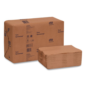 Tork Xpressnap Interfold Dispenser Napkins, 2-Ply, 6.5 x 8.5, Natural, 500/Pack, 12 Packs/Carton View Product Image