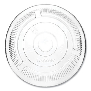 Vegware 96 Series Cold Cup Lids, Fits Vegware 96-Series Cold Cups, Plastic, Clear, 1,000/Carton View Product Image