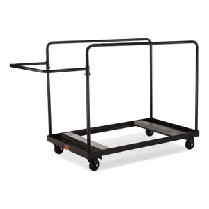 NPS Folding Table Dolly for Round Tables, 660 lb Capacity, 40.5 x 28 x 61.5, Brown View Product Image