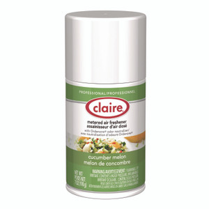 Claire Metered Air Freshener, Cucumber Melon Scent, 7 oz Aerosol Spray, 12/Carton View Product Image