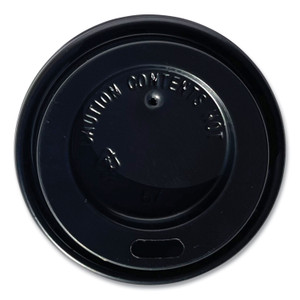Boardwalk Hot Cup Lids, Fits 4 oz Hot Cups, Plastic, Black, 1,000/Carton View Product Image