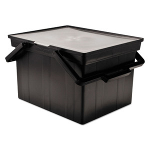 Advantus Companion Portable File, Letter/Legal Files, 17" x 14" x 11", Black View Product Image