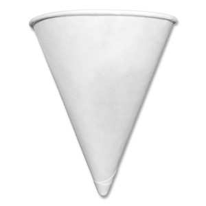 Coffee Pro Paper Cone Cups, 3.2 oz, White, 5,000/Carton View Product Image