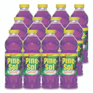 Pine-Sol Multi-Surface Cleaner Concentrated, Lavender Clean, 24 oz Bottle, 12/Carton View Product Image