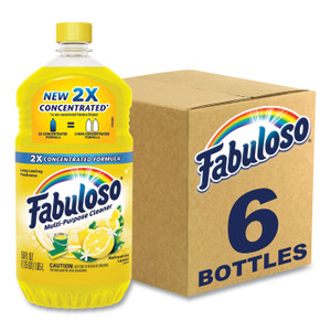 Fabuloso Multi-Use Cleaner, Refreshing Lemon Scent, 56 oz Bottle, 6/Carton View Product Image