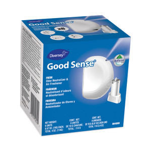 Diversey Good Sense Automatic Spray System, Fresh Scent, Yellow, 0.67 oz Cartridge, 12/Carton View Product Image