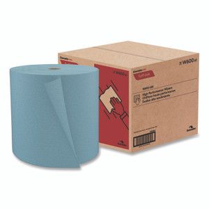 Cascades PRO Tuff-Job Spunlace Towels, Blue, Jumbo Roll, 12 x 13, 955/Roll View Product Image