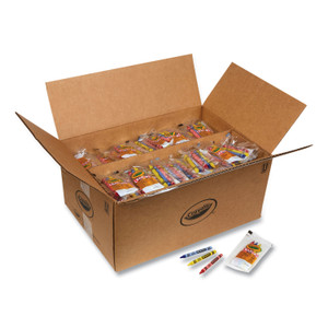 Crayola Washable Crayons, Blue, Red, Yellow 3/Pack, 360 Packs/Carton View Product Image