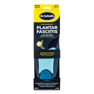 Dr. Scholl's PlantarFasciitisAll Day Pain Relief Orthotics for Men, Men Size 8 to 13, Blue View Product Image