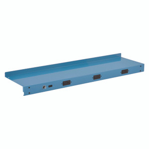 Global Industrial Upper Workbench Shelf, 3 Duplex Outlets, For Use With 48" Wide Workbenches, 100 lb Weight Capacity View Product Image