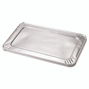 HFA Steam Pan Foil Lids, Fits Full-Size Pan, 45 Gauge, 12 x 20.81, 50/Carton View Product Image