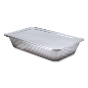 HFA Steam Table Pan Lids, Full Curl Edge, Fits Full-Size Pan, 0.62" Deep, 12.87 x 20.81, 50/Carton View Product Image