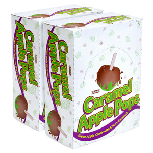 Tootsie Roll Caramel Apple Pops, 0.63 oz Individually Wrapped, 48/Box, 2 Boxes/Carton View Product Image