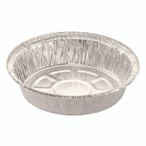 HFA Round Aluminum Container, 24 oz, 7" Diameter, Silver, 500/Carton View Product Image