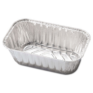 HFA Aluminum Baking Pan, #1 Loaf, 1 lb Capacity, 5.72 x 3.31 x 2.03, 200/Carton View Product Image
