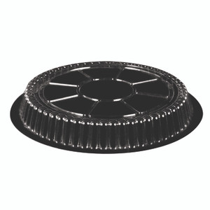 HFA Plastic Dome Lids, Fits Round Pan 2046, 9" Diameter x 0.88" h, Clear, 500/Carton View Product Image