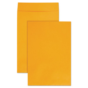 Quality Park Jumbo Size Kraft Envelope, Cheese Blade Flap, Fold-Over Closure, 12.5 x 18.5, Brown Kraft, 25/Pack (QUA42353) View Product Image